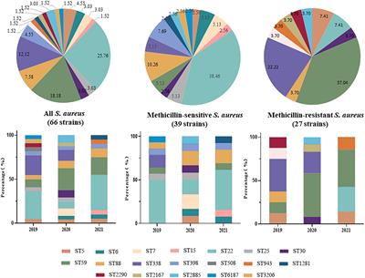 Changes in molecular characteristics and antimicrobial resistance of invasive Staphylococcus aureus infection strains isolated from children in Kunming, China during the COVID-19 epidemic